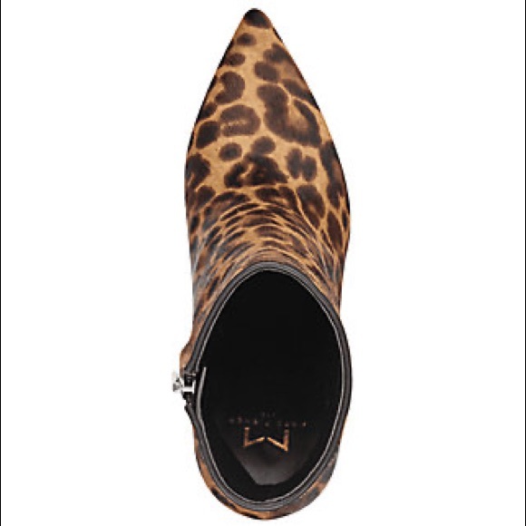 NWOT Marc Fisher Ulani Leopard Booties - Picture 5 of 6